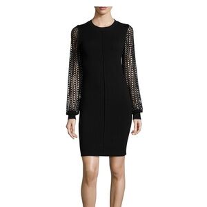 See by Chloe, M
Sweater Dress with Lace Sleeves, Black